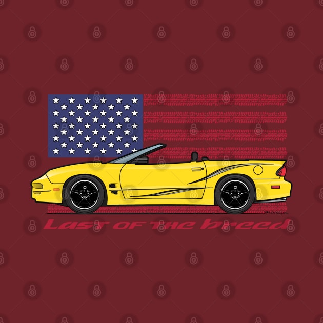 USA - Last of the breed-yellow convertible by JRCustoms44