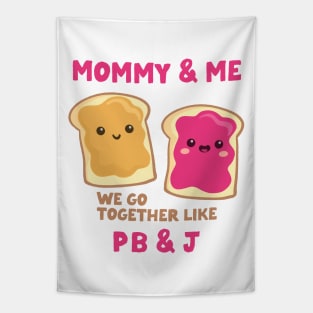 pbj mommy & me (raspberry) Tapestry