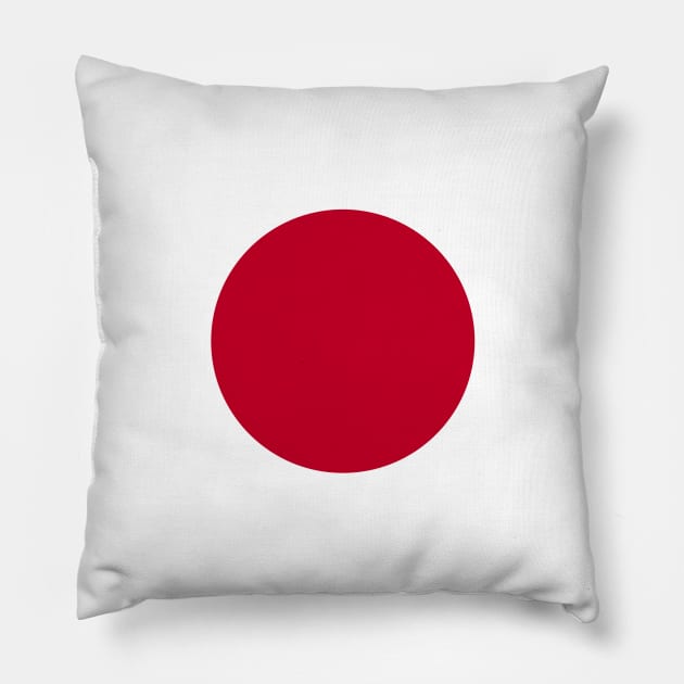 Japan Flag Pillow by Design_Lawrence