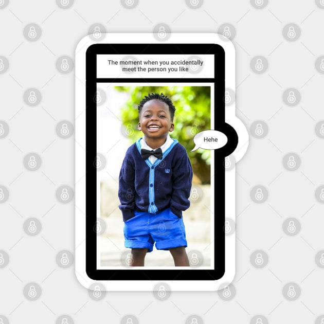 He He Magnet by TEENIE DESIGN