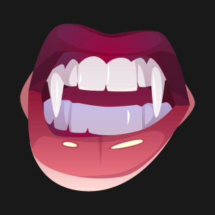 Halloween, Mouth Design T-Shirt