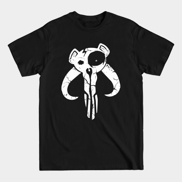 Disover Mando Bear Skull - Boba Fett - T-Shirt