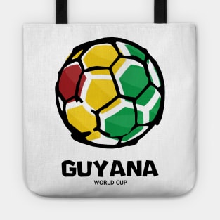 Guyana Football Country Flag Tote