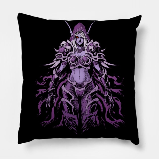 Banshee Queen Pillow by Novanim