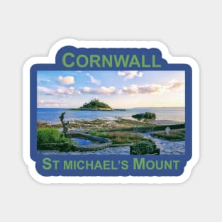 St Michael's Mount, Cornwall, Uk. Marazion, England Magnet