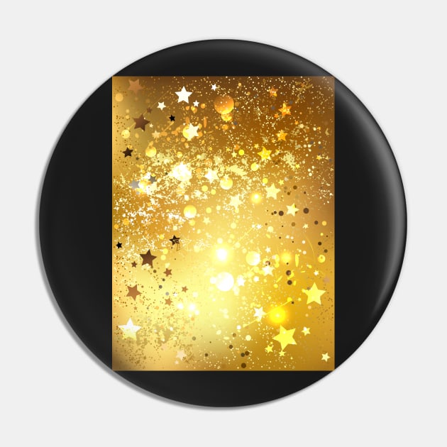 Gold Foil Pin by Blackmoon9