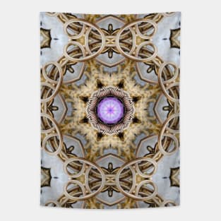 Gold Mandala Tapestry