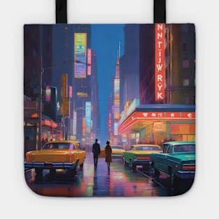 Neo Tokyo city aesthetic Tote