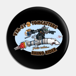 Tomcatters Rhino Nose Art Pin