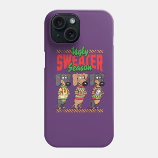 Funny Cute Ugly Christmas Sweaters Phone Case