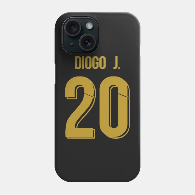 Diogo Jota Gold Phone Case by Alimator
