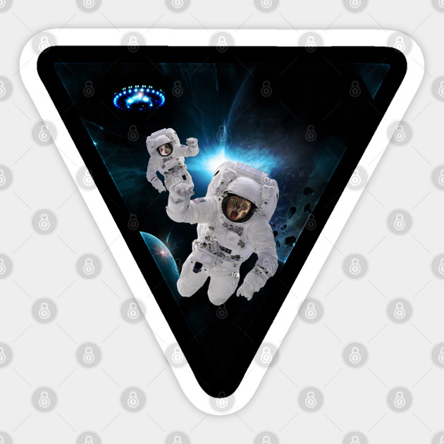 Cats Lost In Space Cats Lost In Space Sticker Teepublic