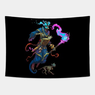 Skeleton mage Tapestry