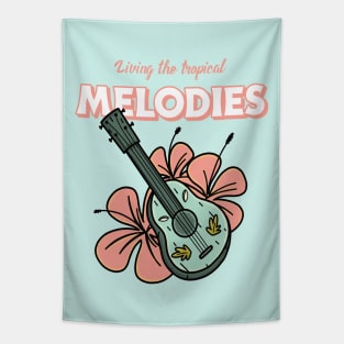 Living the tropical melodies tiki vibe Tapestry