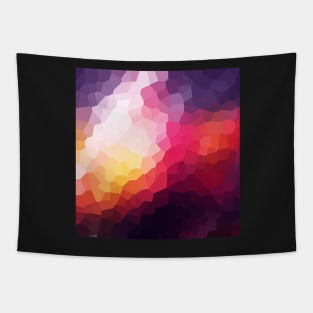 Colored Crystals Tapestry