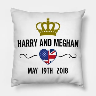 Harry and Meghan Royal Wedding Pillow