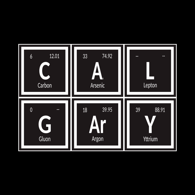 Calgary Periodic Table by Maozva-DSGN