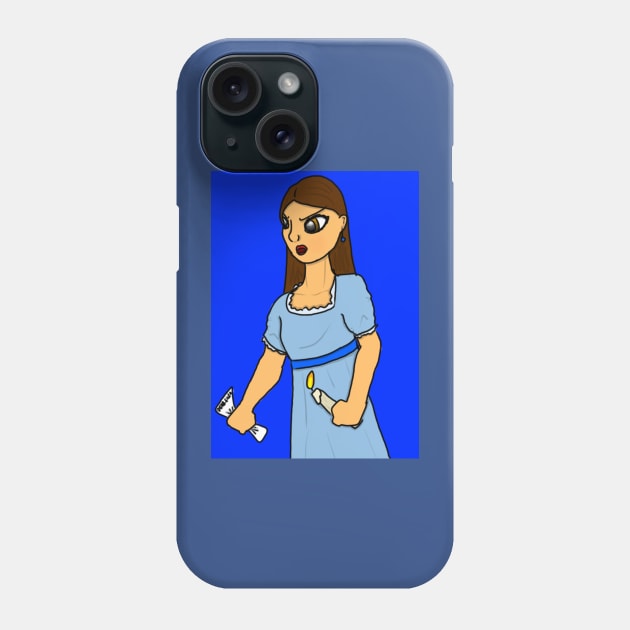 Eliza Burn Color Phone Case by ceolsonart