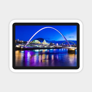 Newcastle Quayside In Colour Magnet