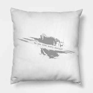 scream VI  (Scream 6) scary horror movie graphic design by ironpalette Pillow