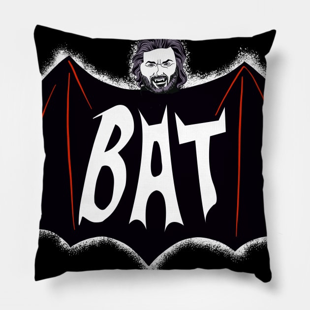 BAT!!! Pillow by kentcribbs