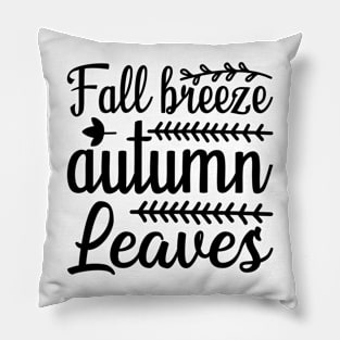 Fall Breeze Autumn Leaves Pillow