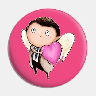 Angel for Valentine Pin