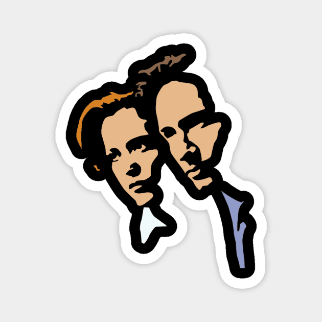 Mulder Scully Magnet by Thirrin