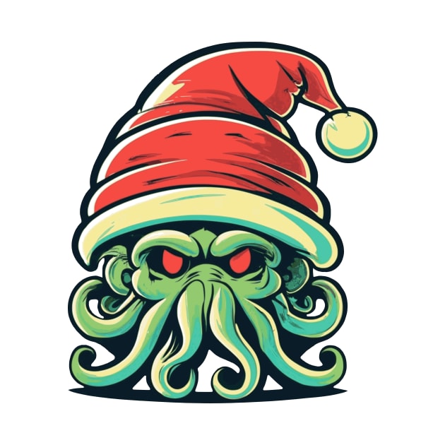 A Portrait of Christmas Cthulhu #3 by InfinityTone