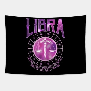 Libra Zodiac Sign Funny Astrology Horoscope Birthday Tapestry