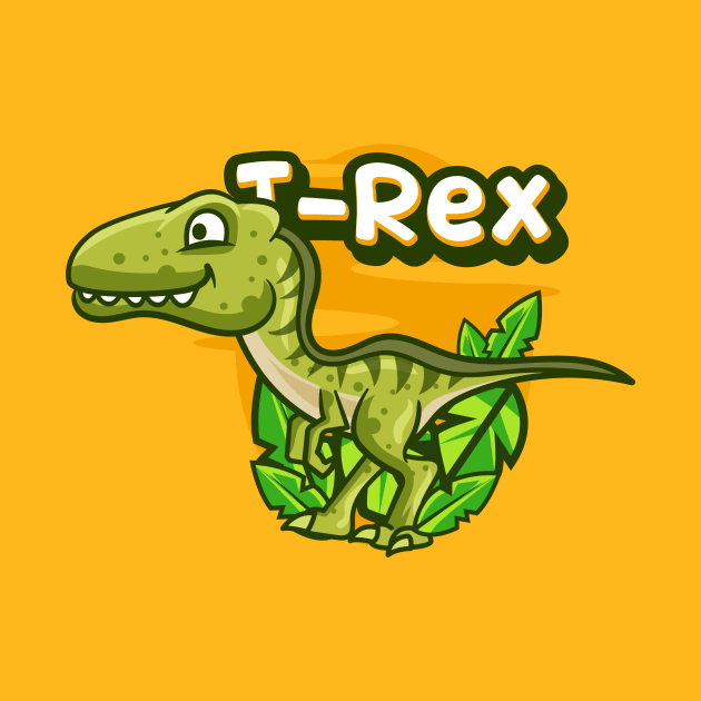 Cute T-Rex by Harrisaputra