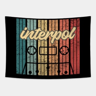 interpol cassette retro vintage Tapestry