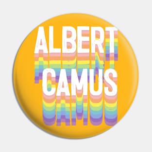 Albert Camus - Typographical Tribute Design Pin