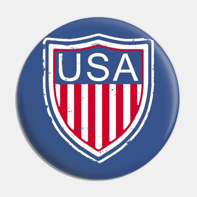 U.S.A. Retro Soccer Pin by Confusion101