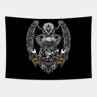 eagle biker society Tapestry