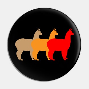 Colourful Alpaca Pin