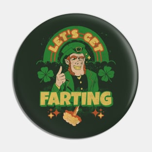 This Guy Loves To Fart -St. Patricks Day - Fart Guy Joke Pin