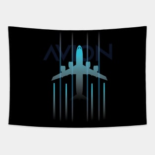 Avion Plane Design Tapestry