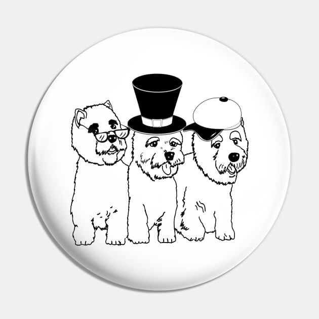 Three Friends V2 Pin by walil designer