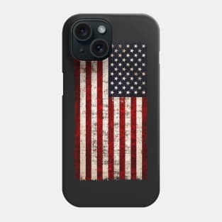 Vintage USA Flag, All American Flag, Distressed Worn United States Flag US 4th of July Flag, 4 de Julio Ropa Phone Case