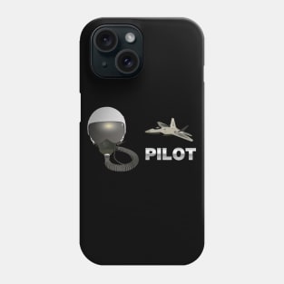 F-22 Raptor Jet Fighter Pilot Phone Case