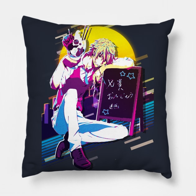 Shizuo Heiwajima - Durarara!! Pillow by 80sRetro