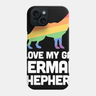 German Shepherd - Funny Gay Dog LGBT Pride Phone Case