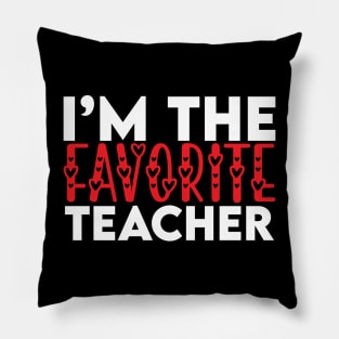 Funny Favorite Teacher Birthday Gift Pillow