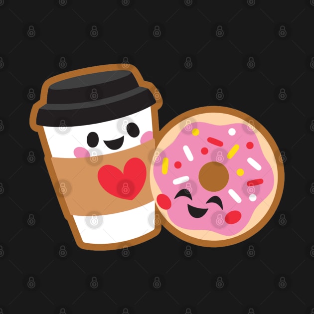 Coffee and Donut Buddies by KarmicKal