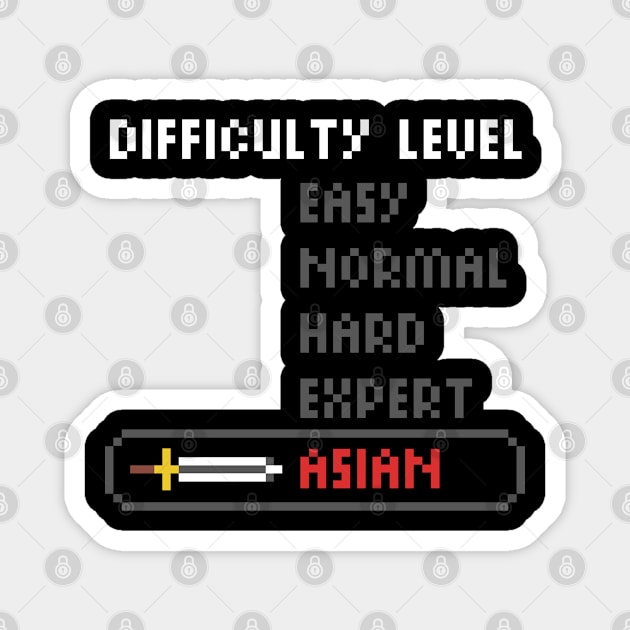 Difficulty Level: Asian Magnet by GraphicsGarageProject