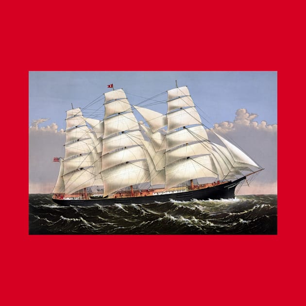 Clipper Ship Three Brothers by warishellstore