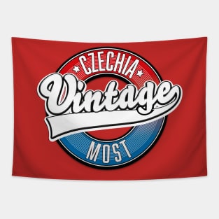 Most Czechia vintage logo, Tapestry