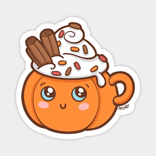 Pumpkin Spice Latte Magnet