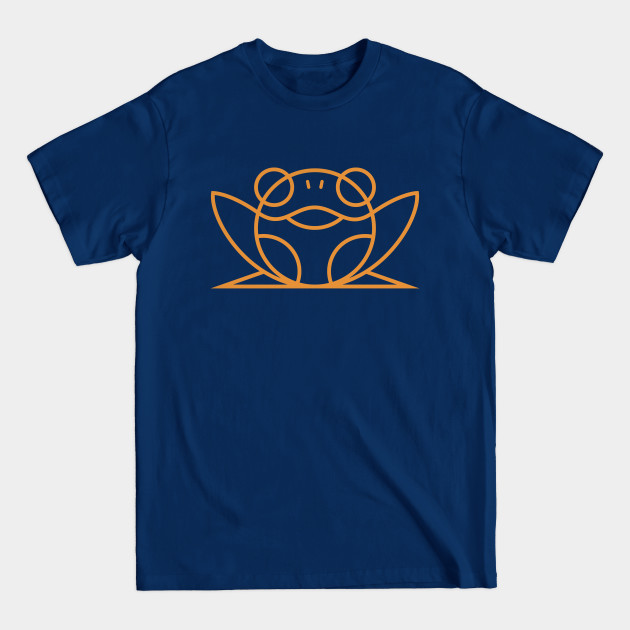 Discover Geometric Frog - Orange - Frog - T-Shirt